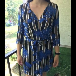 New Julian Two Mini Wrap Dress